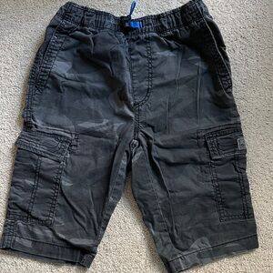 UNIONBAY Kid's Dark Gray Camouflage Cargo Shorts